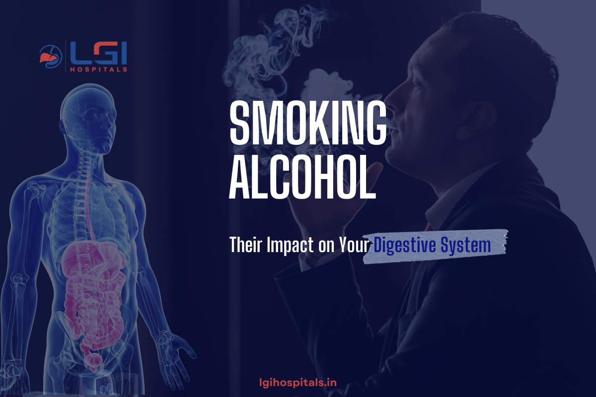 Smoking and alcohol effects on digestion