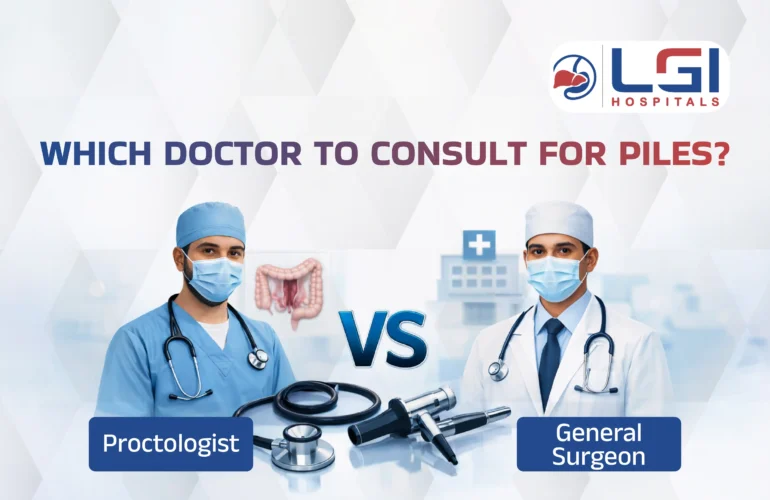 which doctor to consult for piles