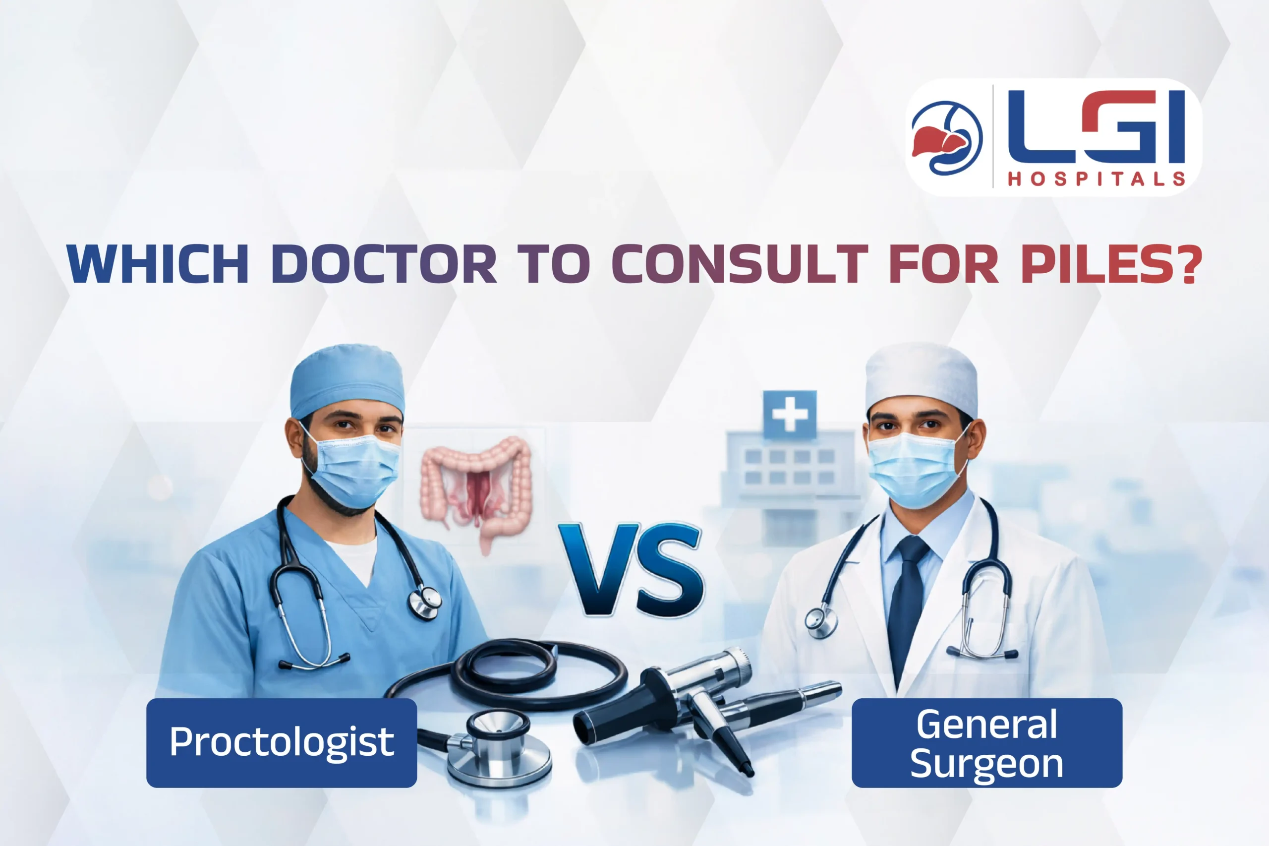 which doctor to consult for piles