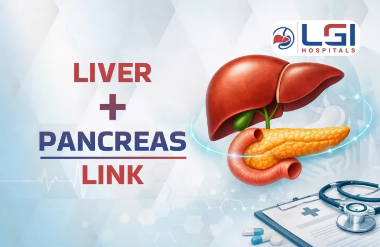 liver and pancreas