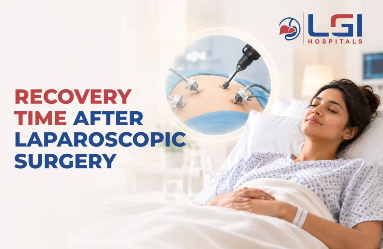 Laparoscopic recovery time
